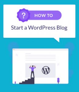 start your blog in wordpress